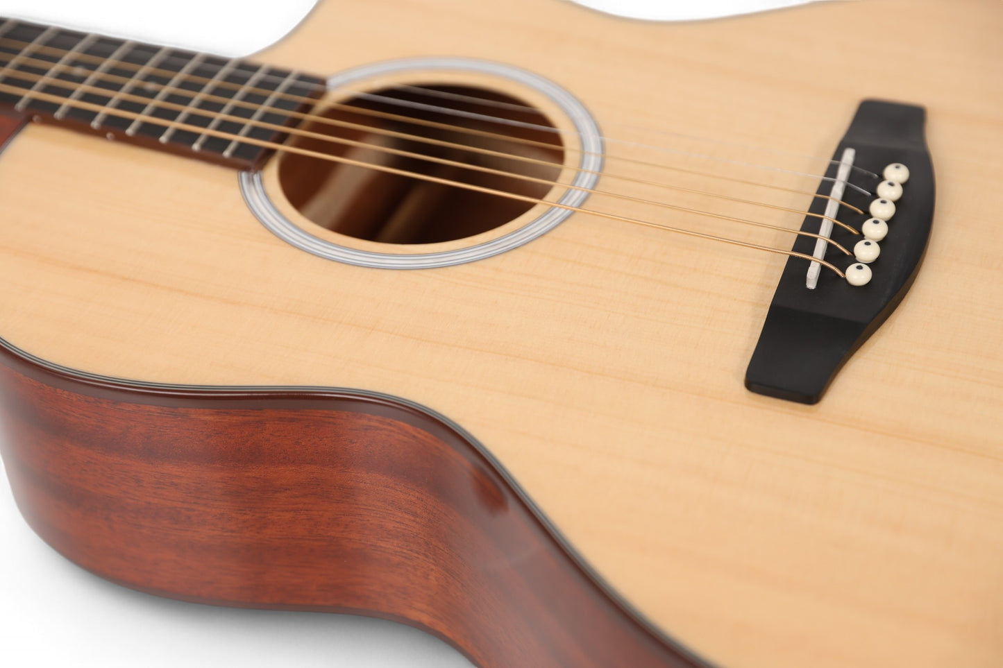 Carlos Marshello CM39C 39" Cutaway Acoustic Guitar - Natural - Deccan Retail