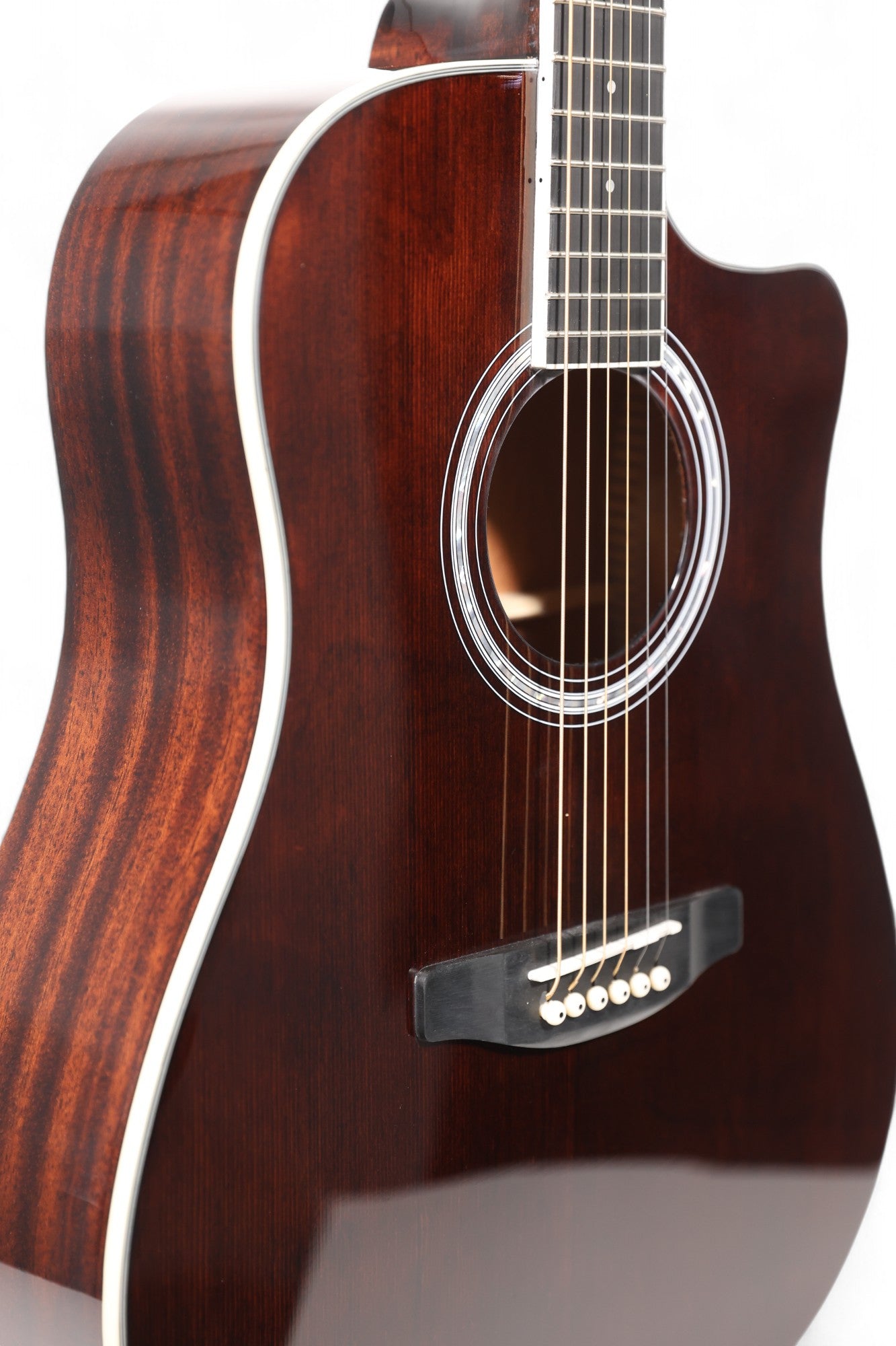 Carlos Marshello CM41C 41" Cutaway Acoustic Guitar - Brown - Deccan Retail