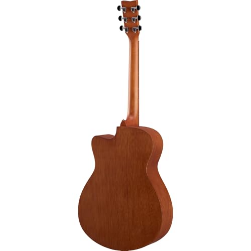 Yamaha FS400C Acoustic Guitar – Smoky Black Finish - Deccan Retail