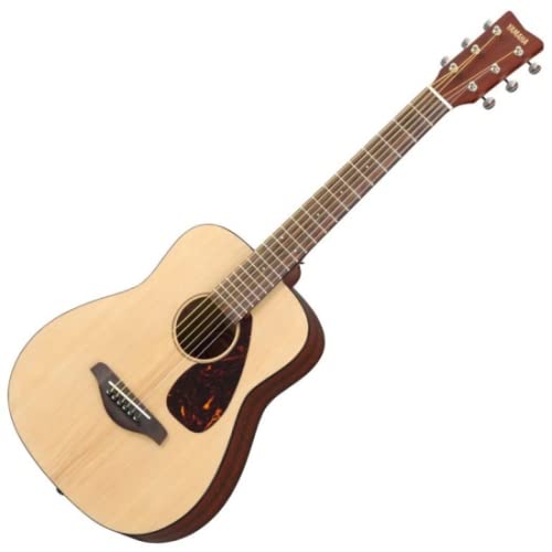 Yamaha Mahogany JR2 Acoustic Guitar 3/4 Size Travel Guitar With Guitar Bag, Belt, Plectrums & String Set. - Deccan Retail