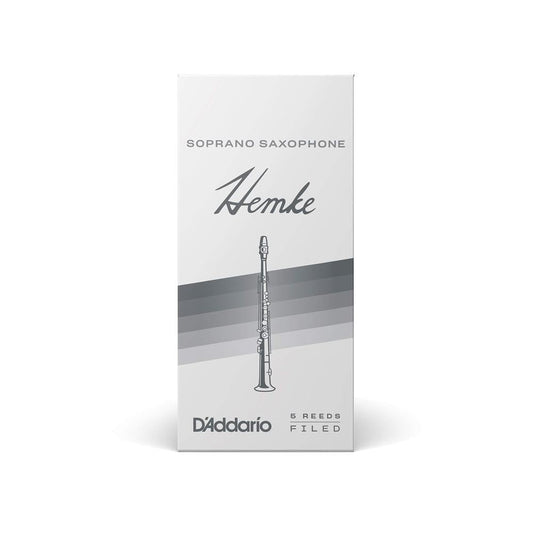 D'Addario Hemke Soprano Sax Reeds Strength 2.5 – 5 Pack - Deccan Retail
