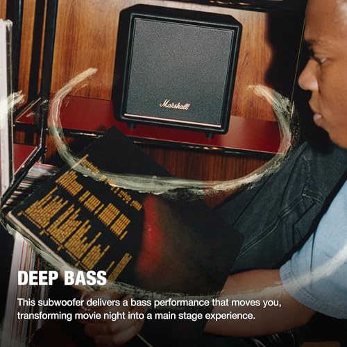Marshall Heston SUB 200 Wireless Subwoofer – Black - Deccan Retail