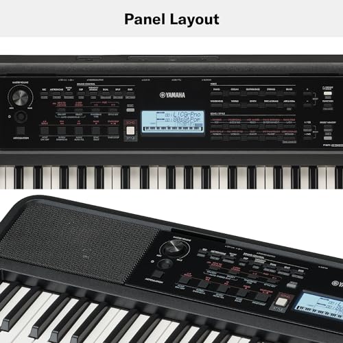 Yamaha PSR-E383 Portable Keyboard โ 61 Keys with Touch Sensitivity & Adapter - Deccan Retail