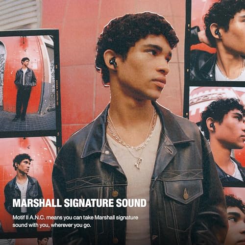 Marshall Motif II ANC True Wireless Earbuds – Black - Deccan Retail