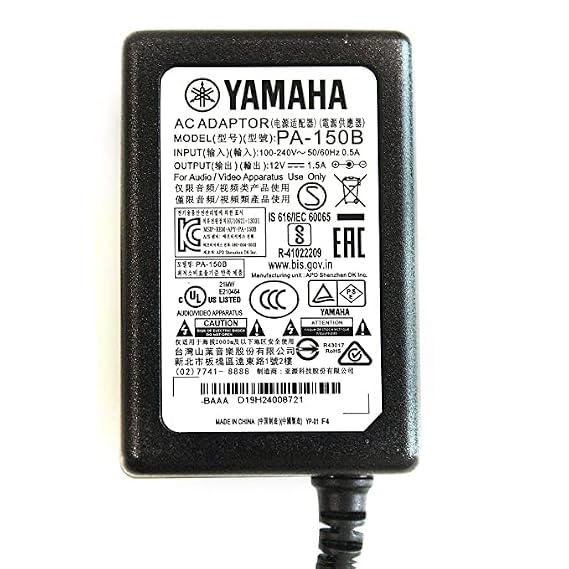 Yamaha PA-150B Keyboard Power Adapter