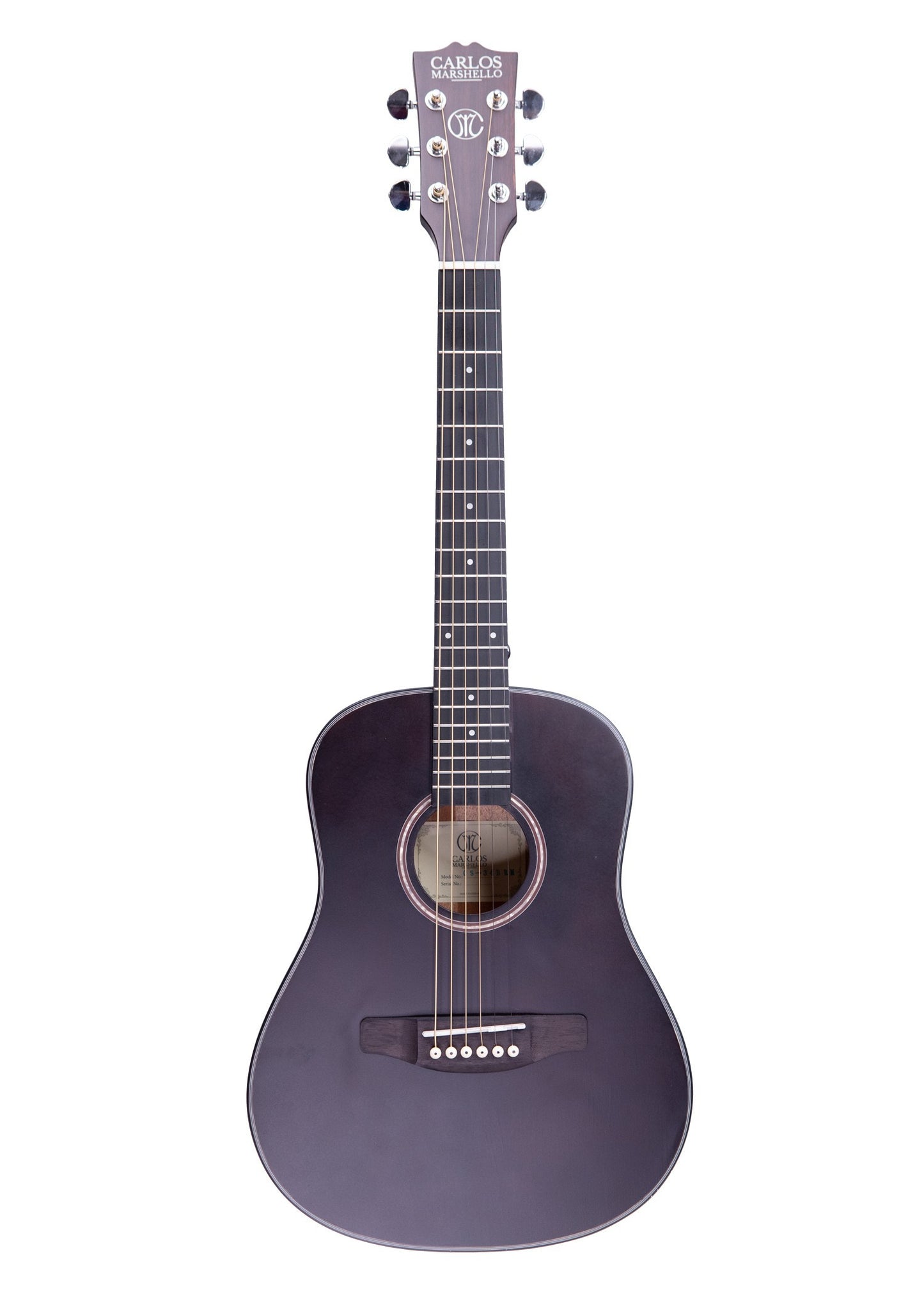 Carlos Marshello CS34 34" Acoustic Guitar - Brown - Deccan Retail
