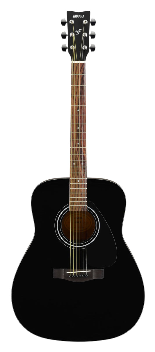 Yamaha F280 6-String Acoustic Guitar with Solid Top – Black