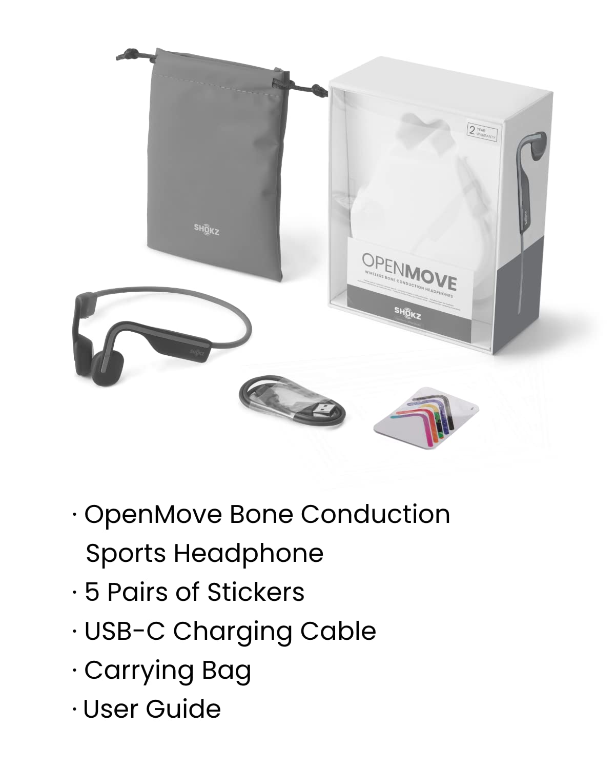 SHOKZ OpenMove – Slate Grey - Deccan Retail