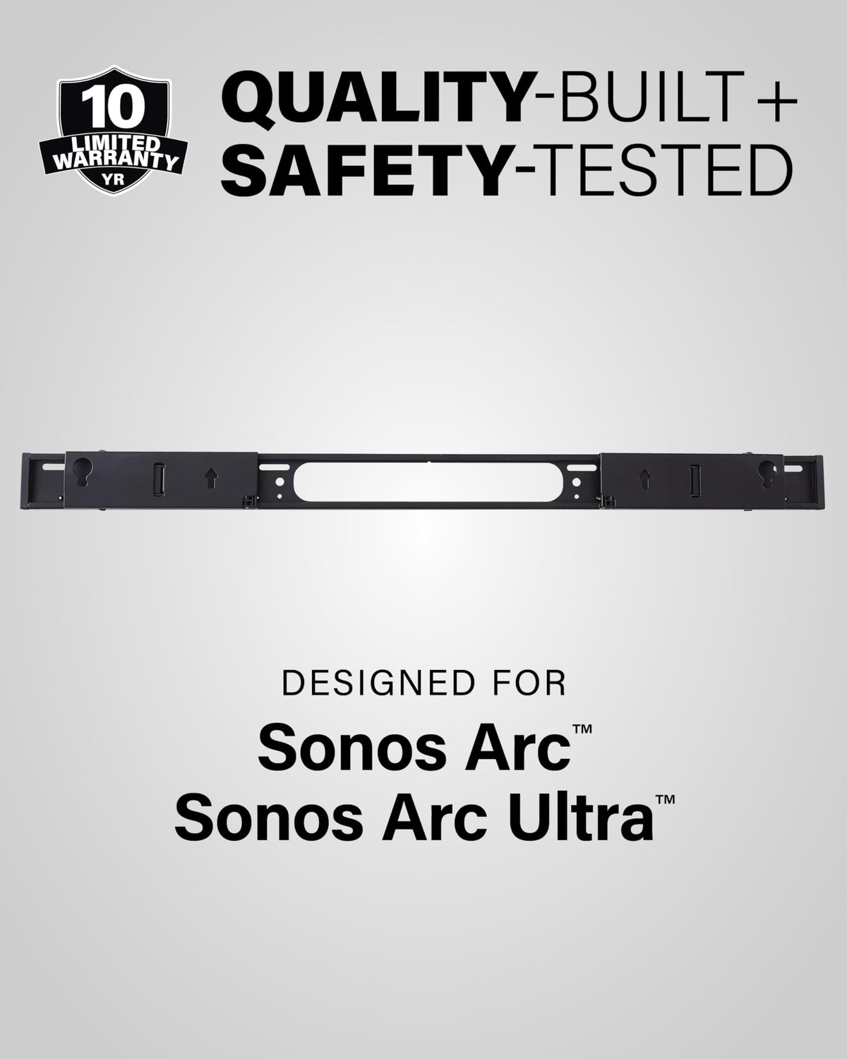 Sanus OSSAWM1-B2 Extendable Soundbar Wall Mount for Sonos Arc
