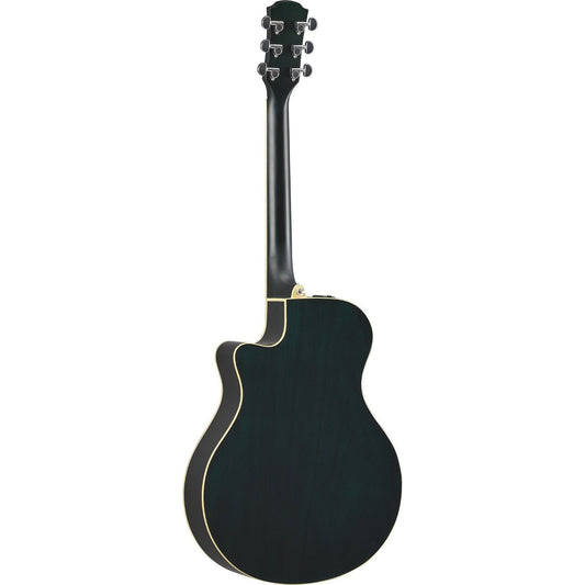 Yamaha APX600 Thin Body Mahogany Acoustic-Electric Guitar - Oriental Blue Burst - Deccan Retail