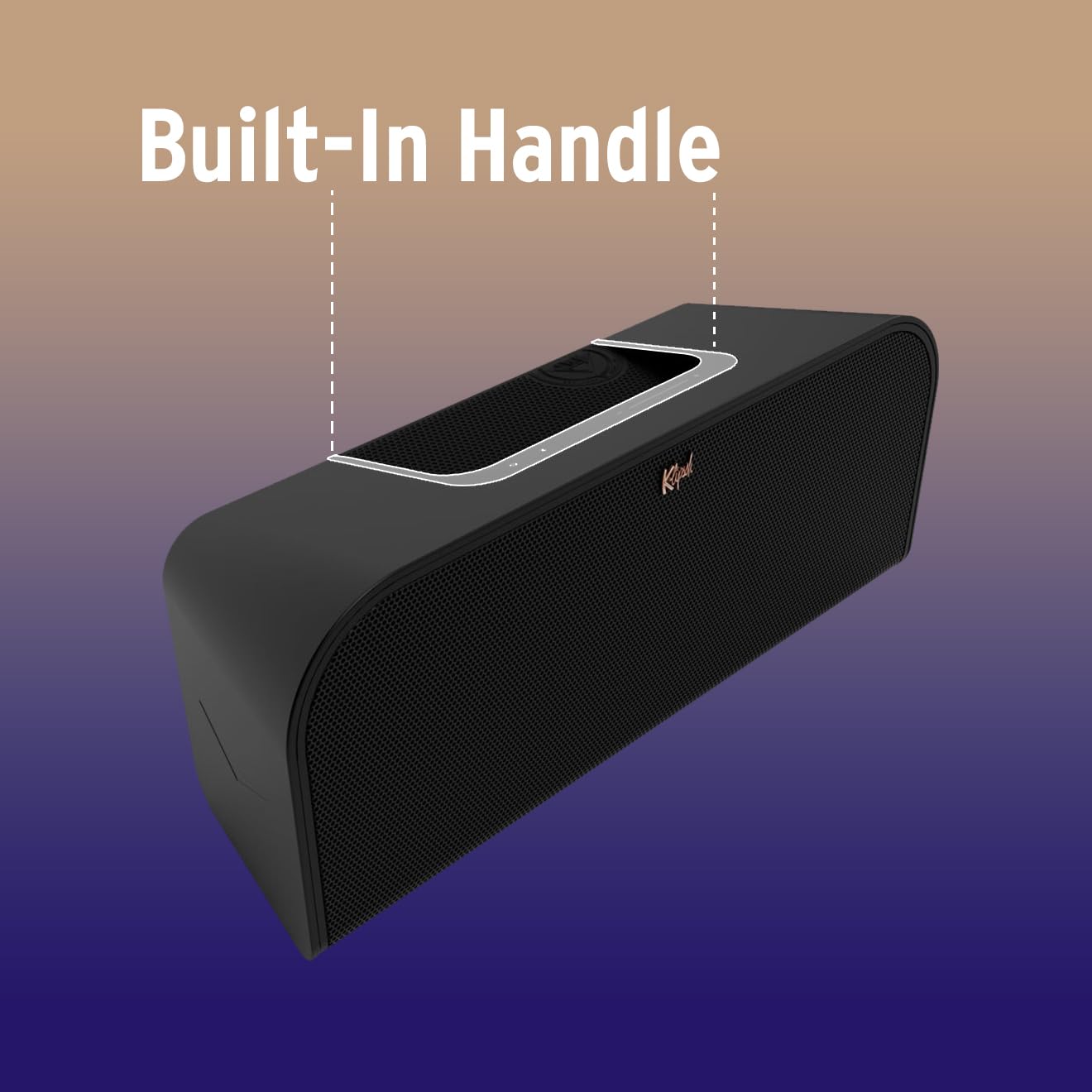 Klipsch Groove XXL Portable Bluetooth Speaker with 5.25" Subwoofer and 22-Hour Battery Life – Includes 3.5mm Input and Dual 2" Drivers