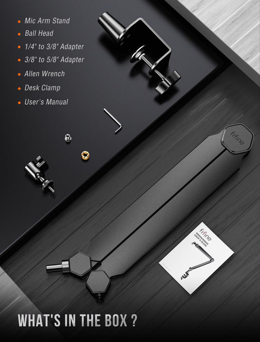 FIFINE BM66 Microphone Boom Arm - Deccan Retail