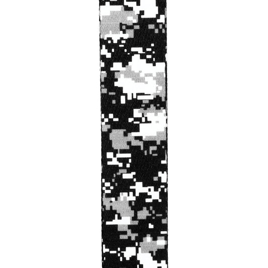 D'Addario Digital Camo Guitar Strap Black (P20S1501) - Deccan Retail