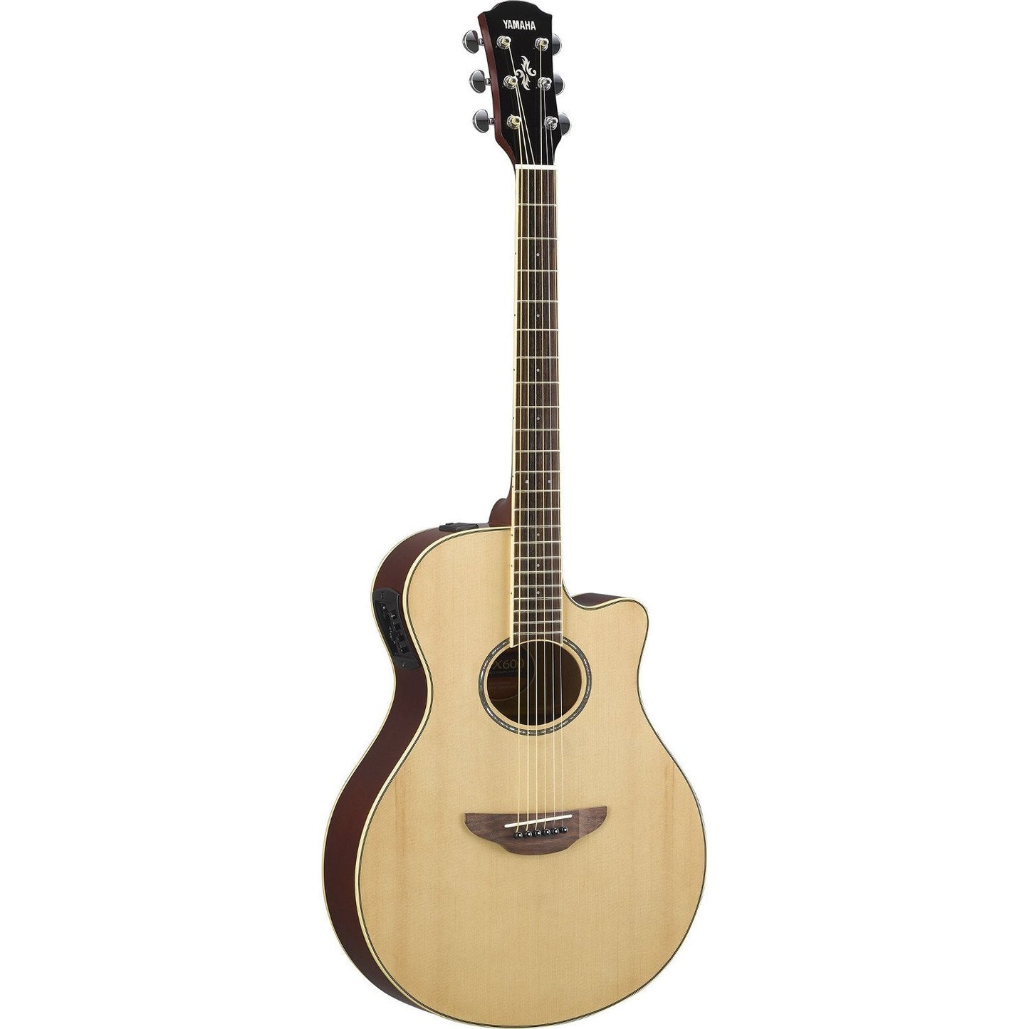 Yamaha APX600 Thin Body Mahogany Wood Acoustic-Electric Guitar - Natural - Deccan Retail