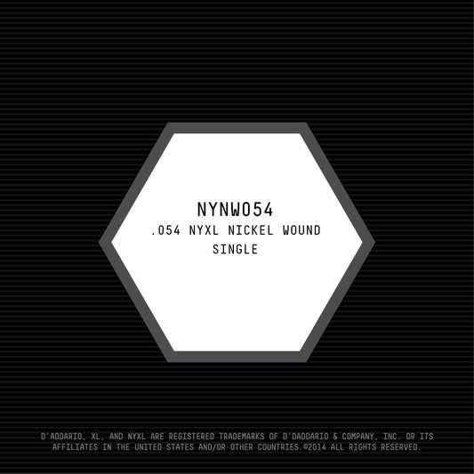 D'Addario NYXL Nickel Wound Electric Guitar Single String .054 (NYNW054) - Deccan Retail