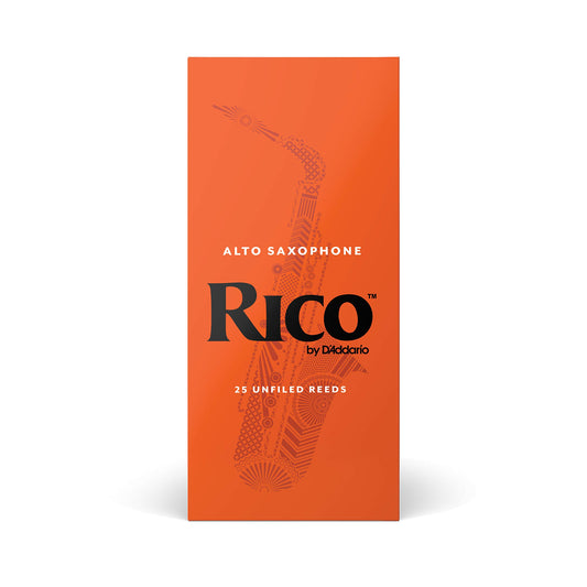 Rico Alto Sax Reeds Strength 2.5 – 25 Pack (RJA2525) - Deccan Retail