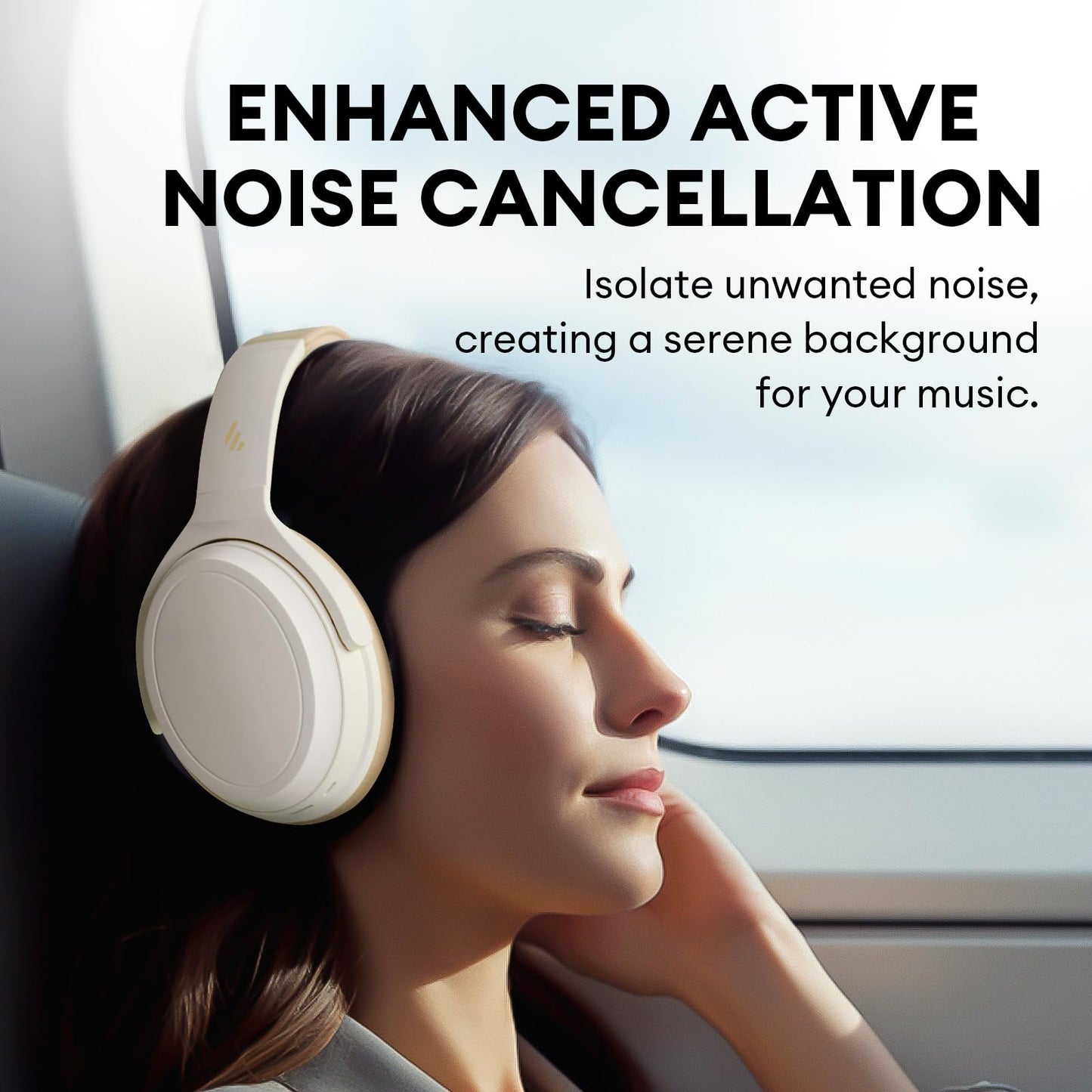 Edifier WH700 NB Headphones - Ivory - Deccan Retail