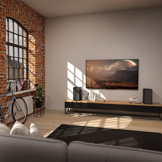Klipsch The Sevens Heritage Inspired (Pair) Powered Speakers - Black Ash