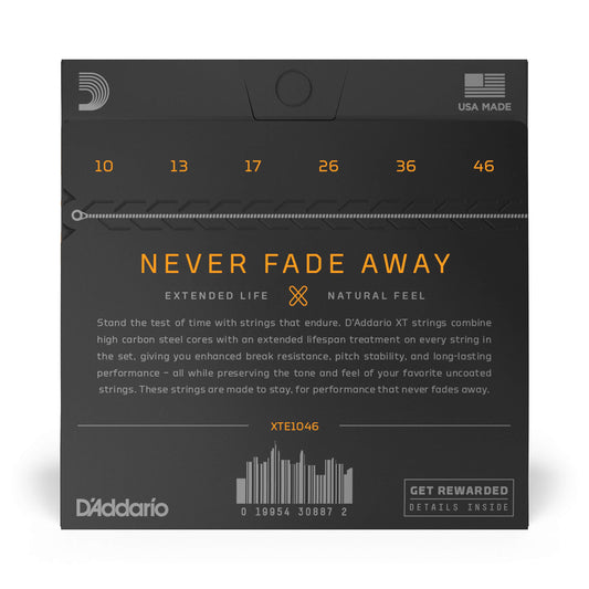 D'Addario XT Nickel Plated Steel Electric Guitar Strings Regular Light 10-46 (XTE1046) - Deccan Retail