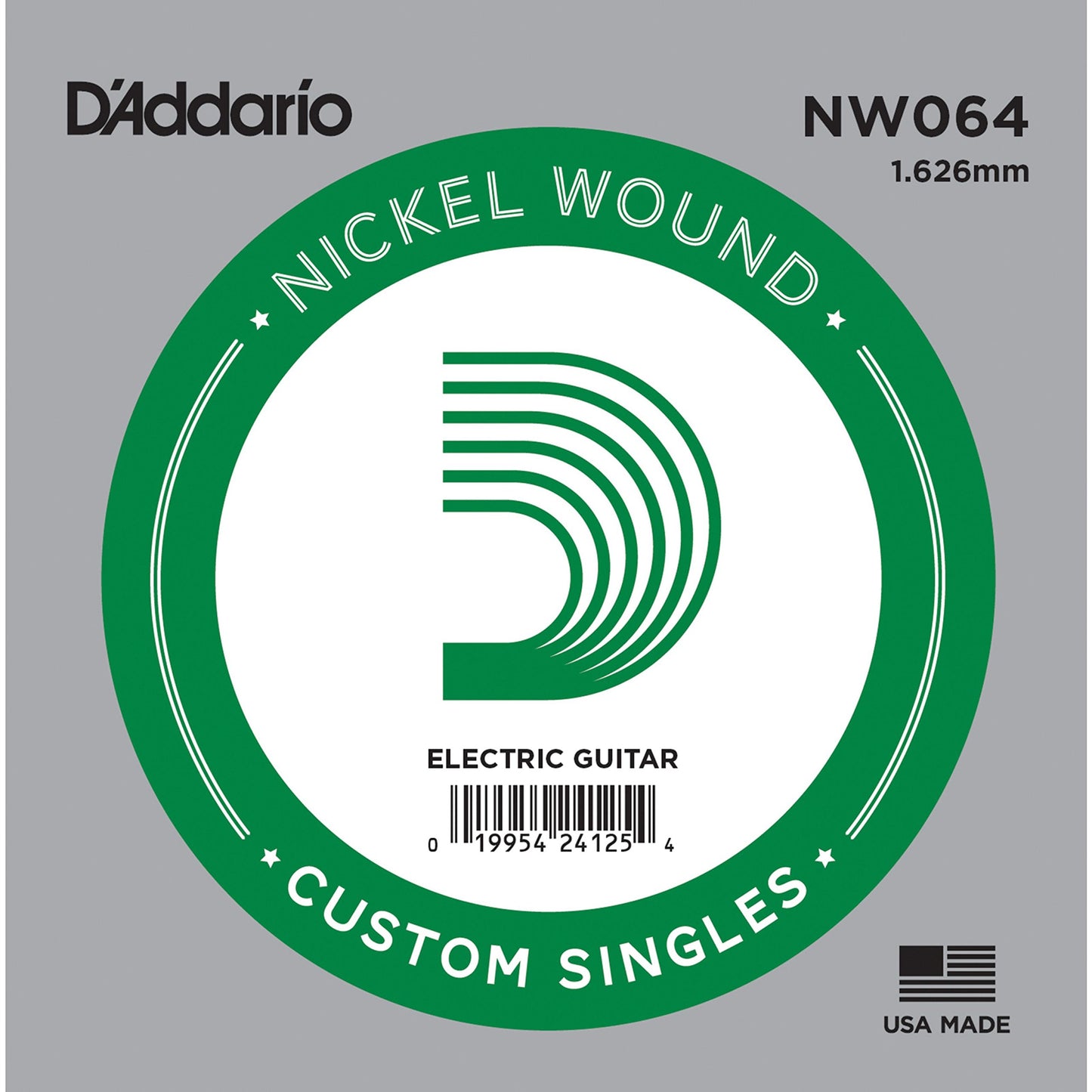D'Addario Nickel Wound Electric Guitar Single String .064 (NW064) - Deccan Retail
