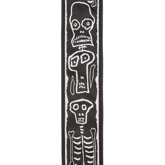 Planet Waves Joe Satriani Guitar Strap – Skull n' Bones (50JS01) - Deccan Retail