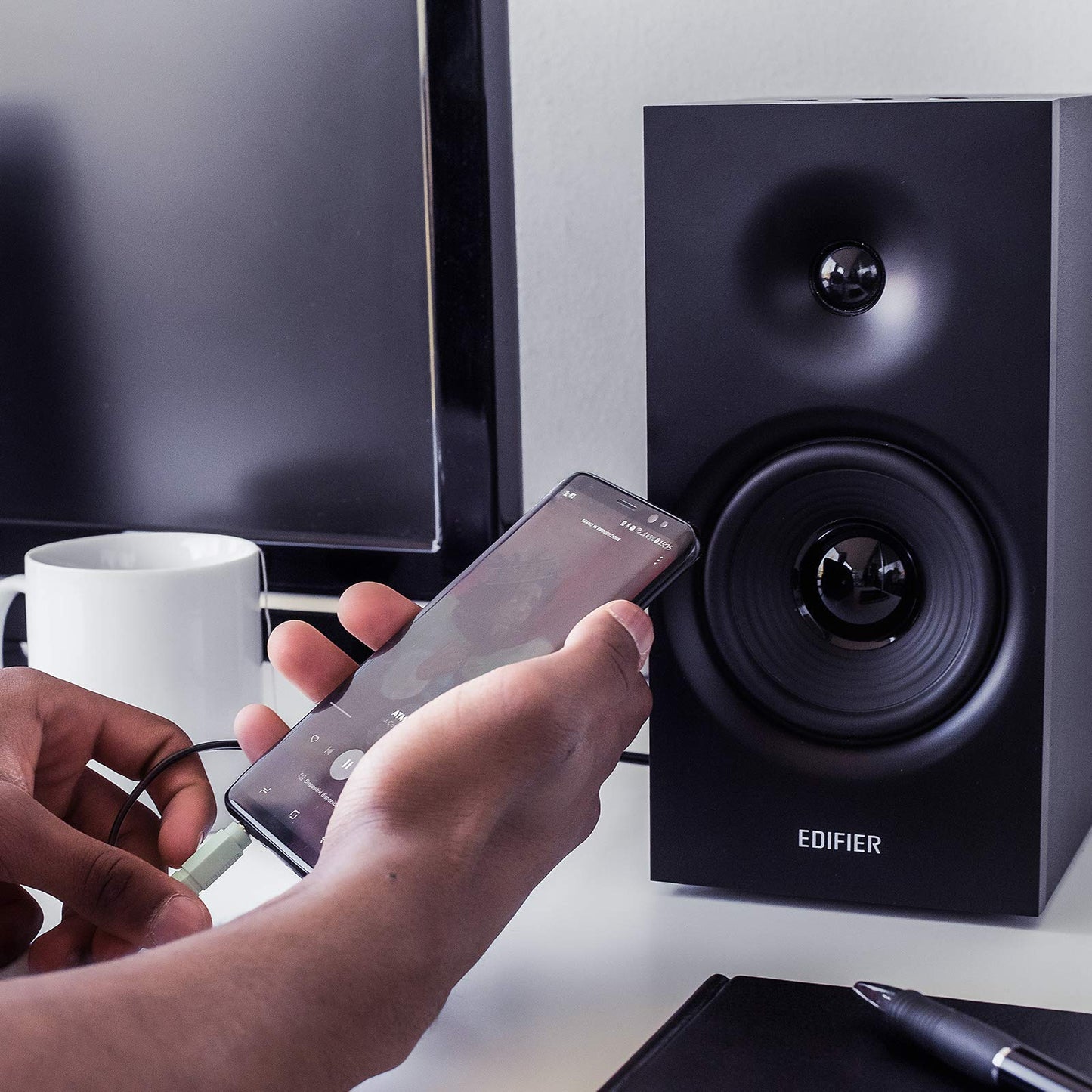 Edifier R1080BT Speakers - Black - Deccan Retail