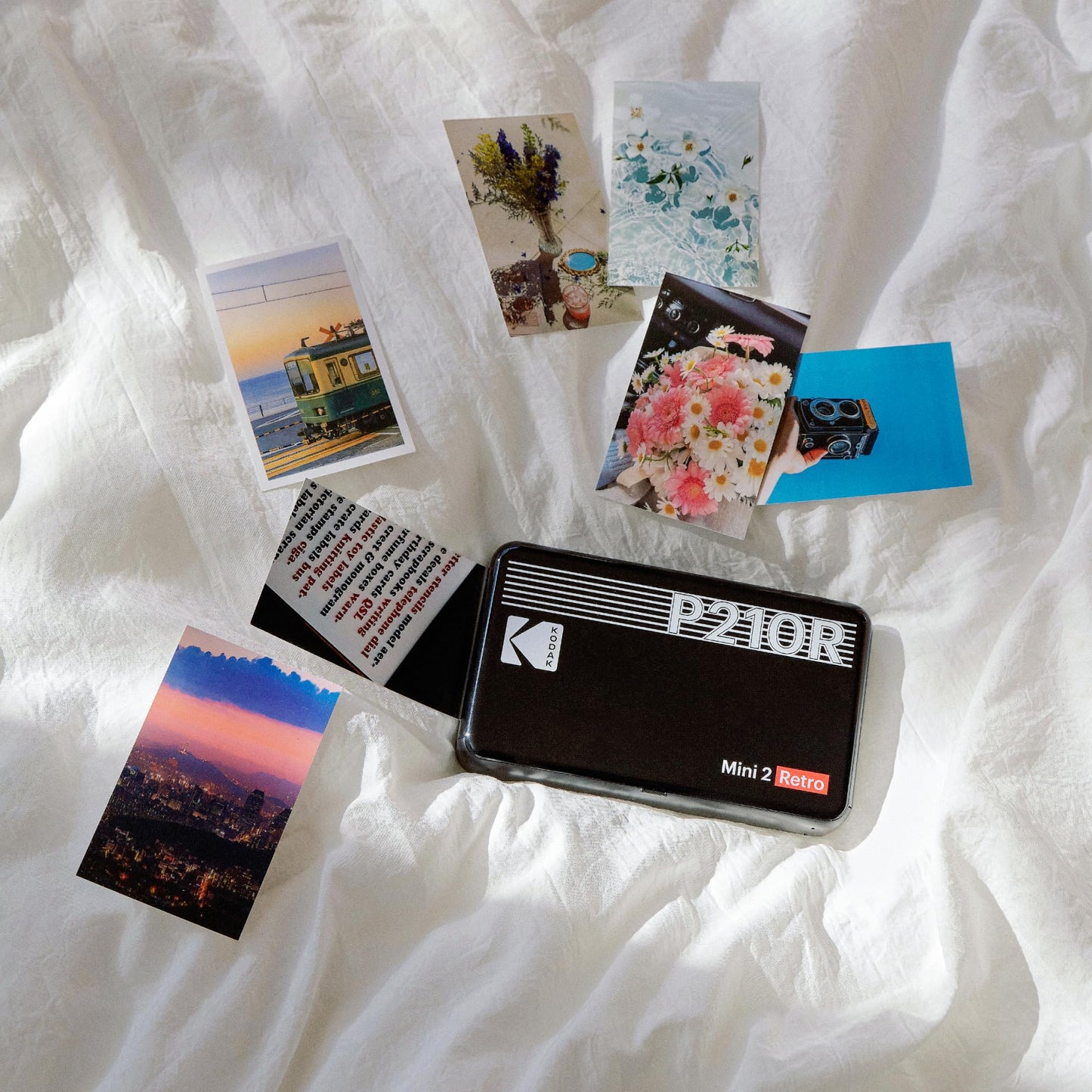 Kodak Mini 2 Retro 4PASS Portable Photo Printer with 68 Sheets Bundle - Black - Deccan Retail