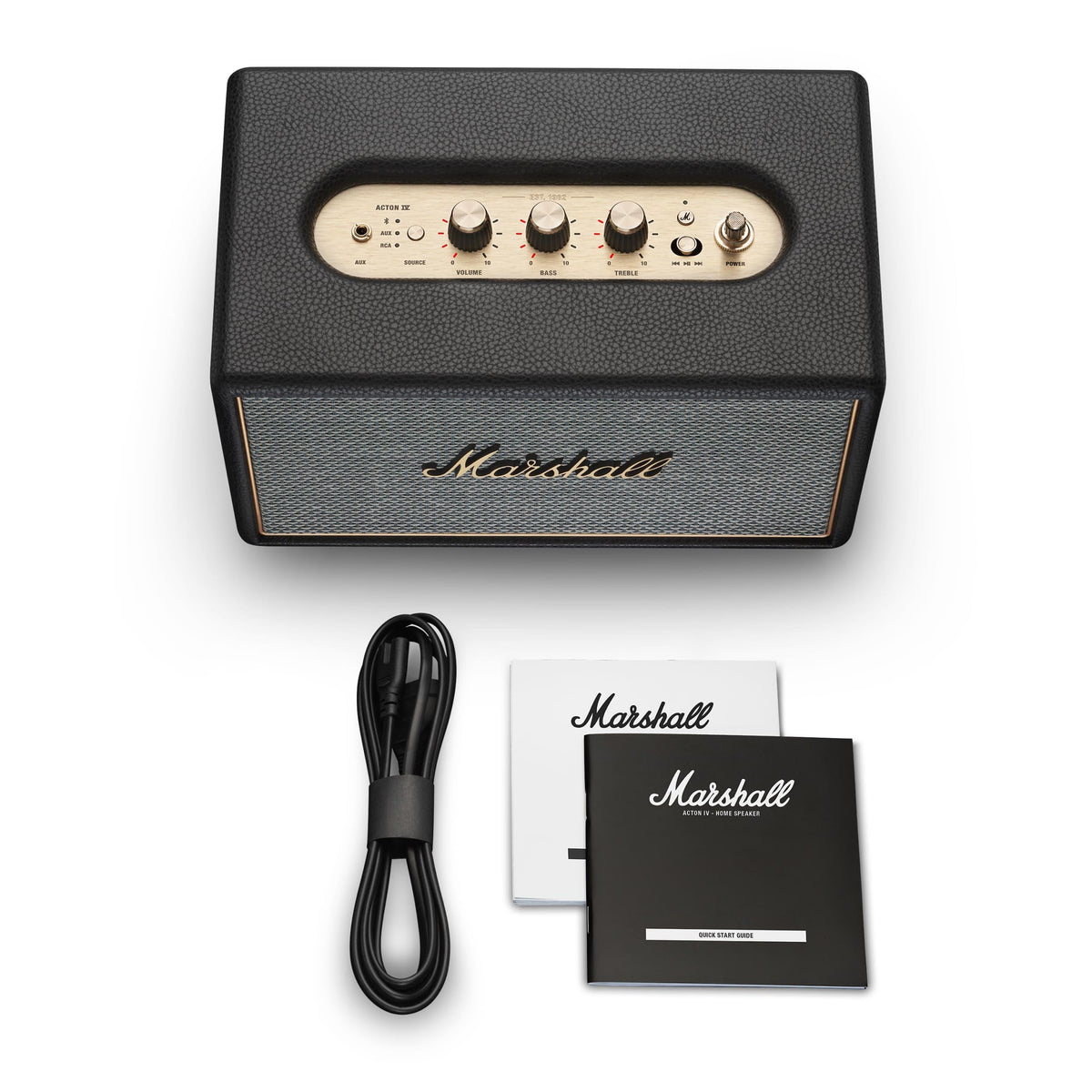 Marshall Acton IV Bluetooth Stereo Home Speaker – Black (PRE-ORDER)