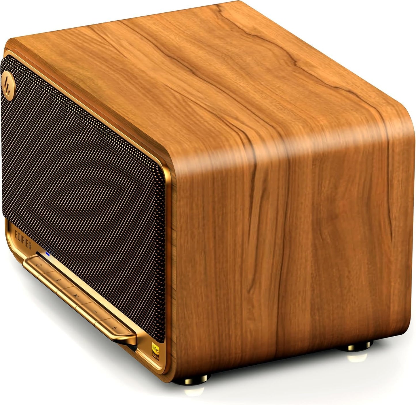 Edifier D32 Tabletop Wireless Speaker - Brown - Deccan Retail