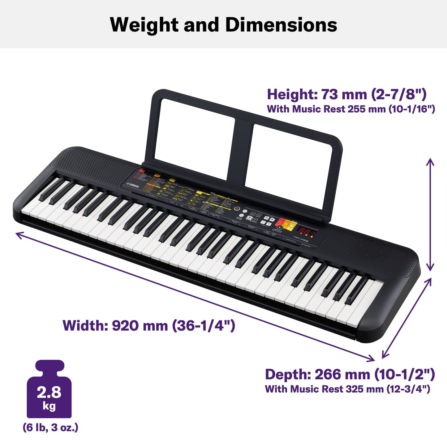 Yamaha PSR-F52 Portable Keyboard ā 61 Keys with Built-in Voices & Rhythms - Deccan Retail
