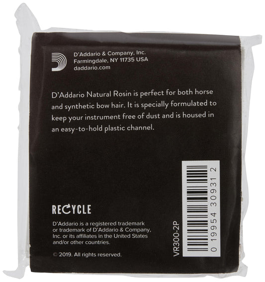 D'Addario VR300-2P Violin Rosin – Natural Dark - Deccan Retail