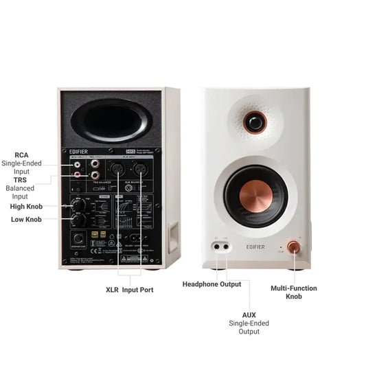 Edifier MR5 Bluetooth Powered Studio Monitor Speakers 2.0 – White(PRE-ORDER ONLY)