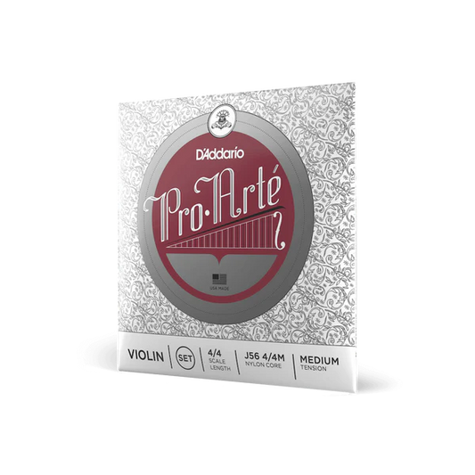 D'Addario Pro-Arté Violin String Set 4/4 Scale Medium Tension (J56 4/4M) - Deccan Retail