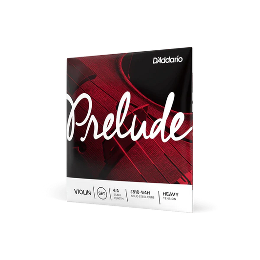 D'Addario Prelude Violin String Set 4/4 Scale Heavy Tension (J811 4/4H) - Deccan Retail