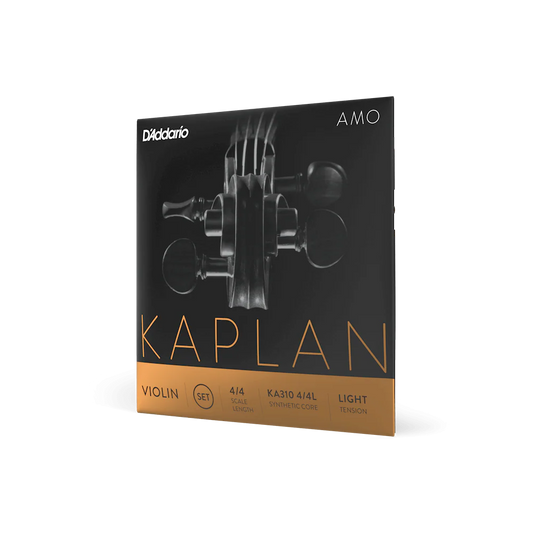 D'Addario Kaplan Amo Violin String Set 4/4 Scale Light Tension (KA310 4/4L) - Deccan Retail