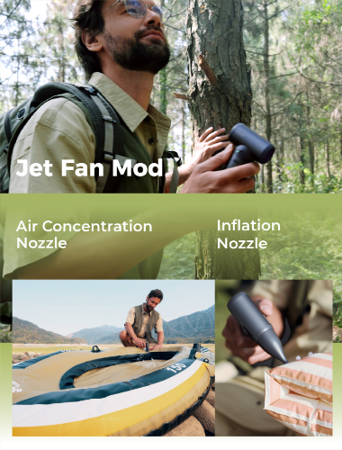 Aecooly Camper Kit Cooling Pack — Modular Portable Handheld Fan