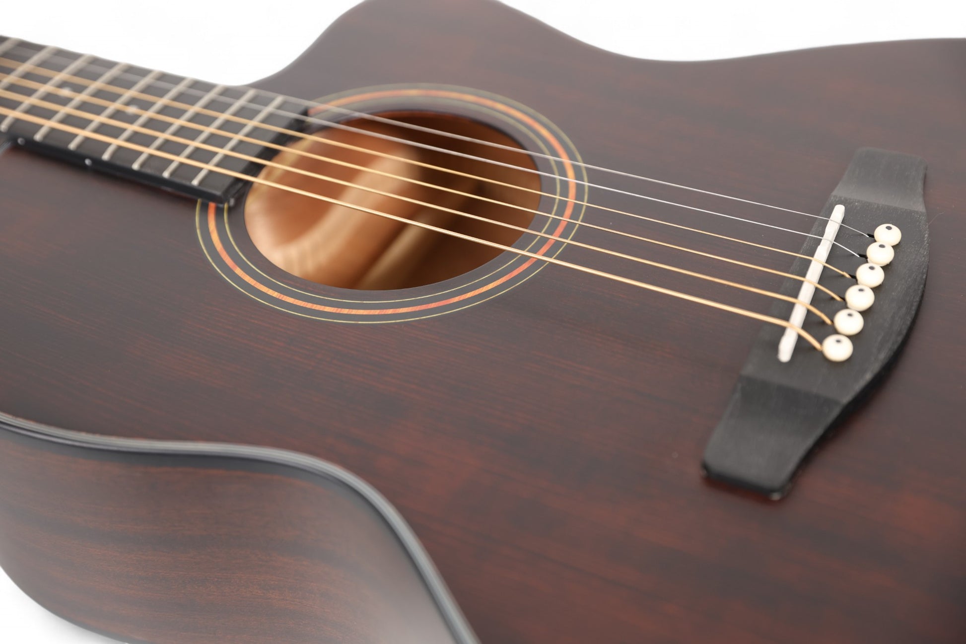 Carlos Marshello CS39C 39" Cutaway Acoustic Guitar - Brown - Deccan Retail
