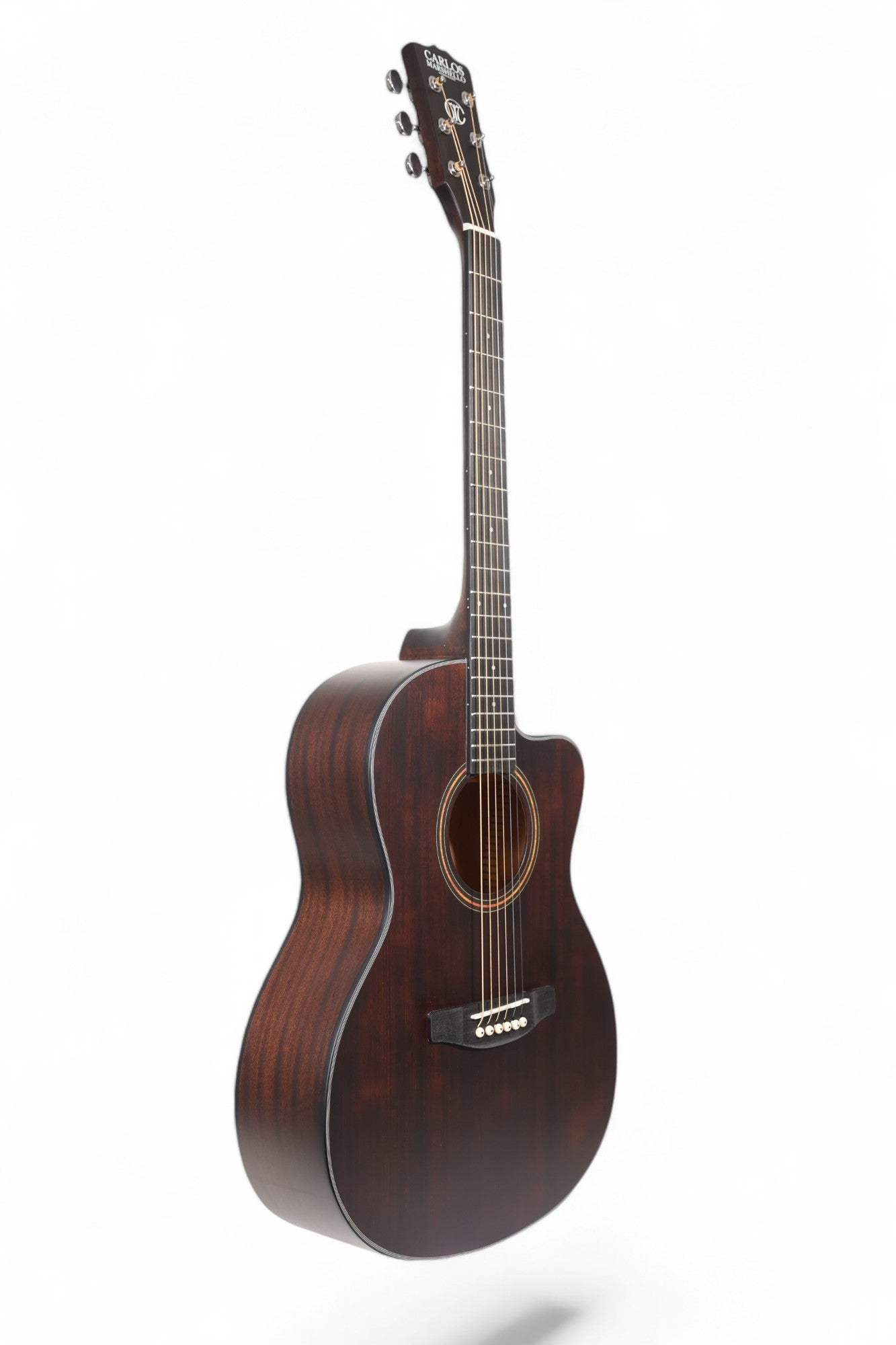 Carlos Marshello CS39C 39" Cutaway Acoustic Guitar - Brown - Deccan Retail