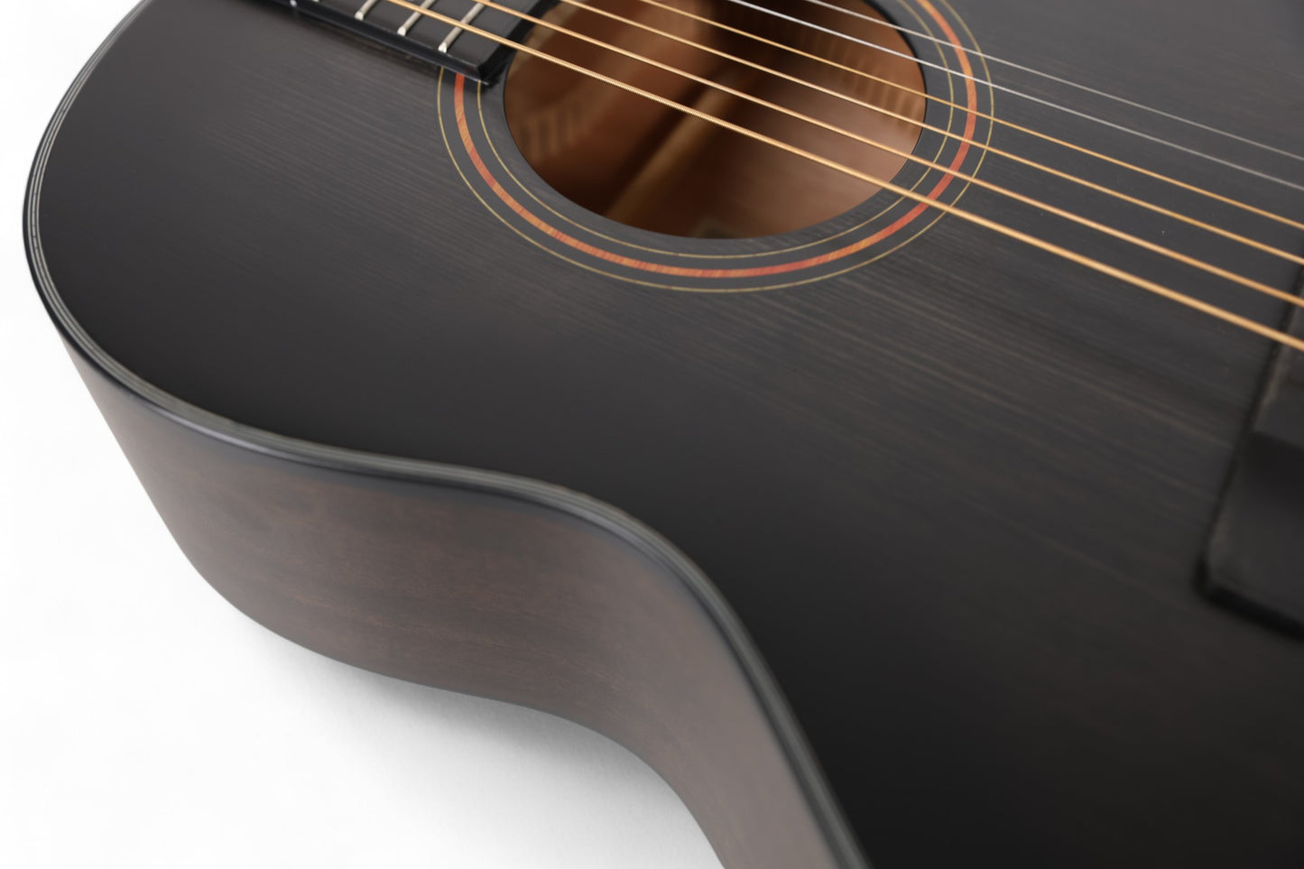 Carlos Marshello CS39C 39" Cutaway Acoustic Guitar - Transparent Black Burst - Deccan Retail