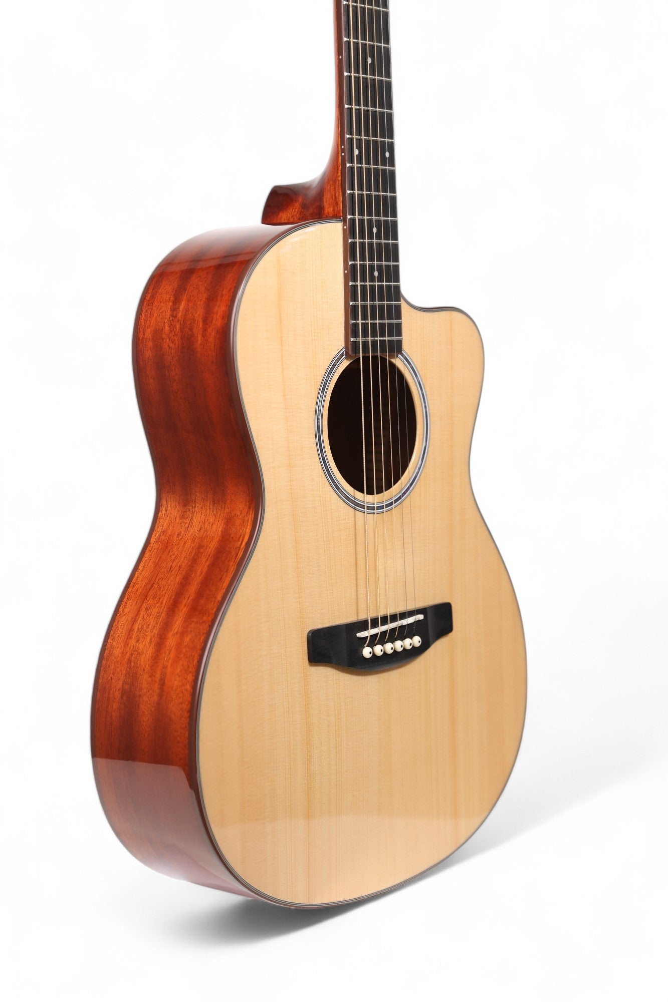 Carlos Marshello CM39C 39" Cutaway Acoustic Guitar  - Natural - Deccan Retail