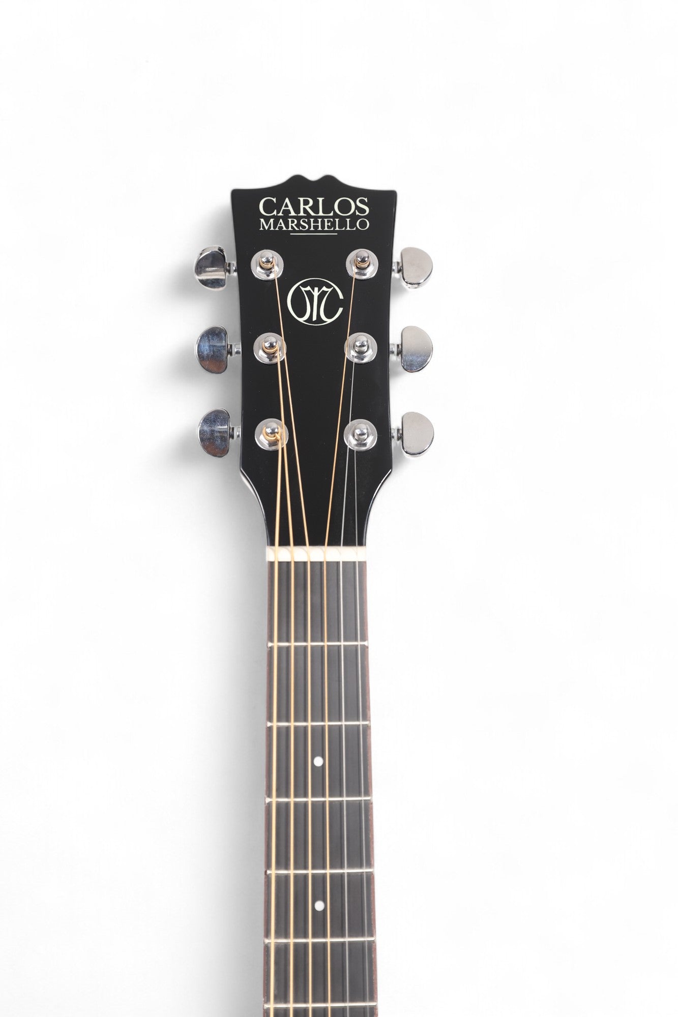 Carlos Marshello CM39C 39" Cutaway Acoustic Guitar - Black - Deccan Retail