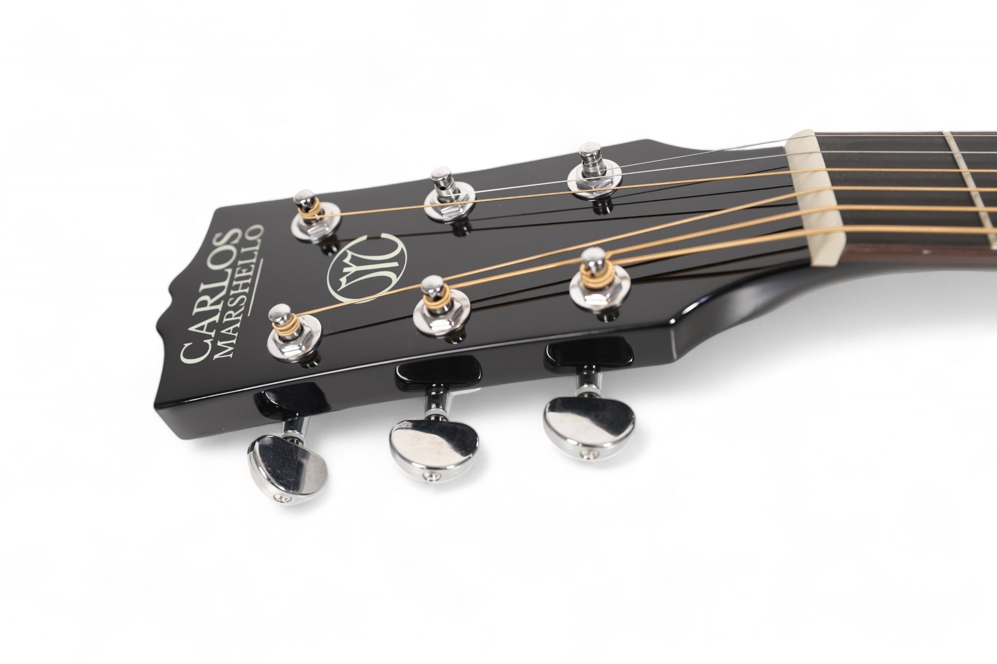 Carlos Marshello CM39C 39" Cutaway Acoustic Guitar - Black - Deccan Retail
