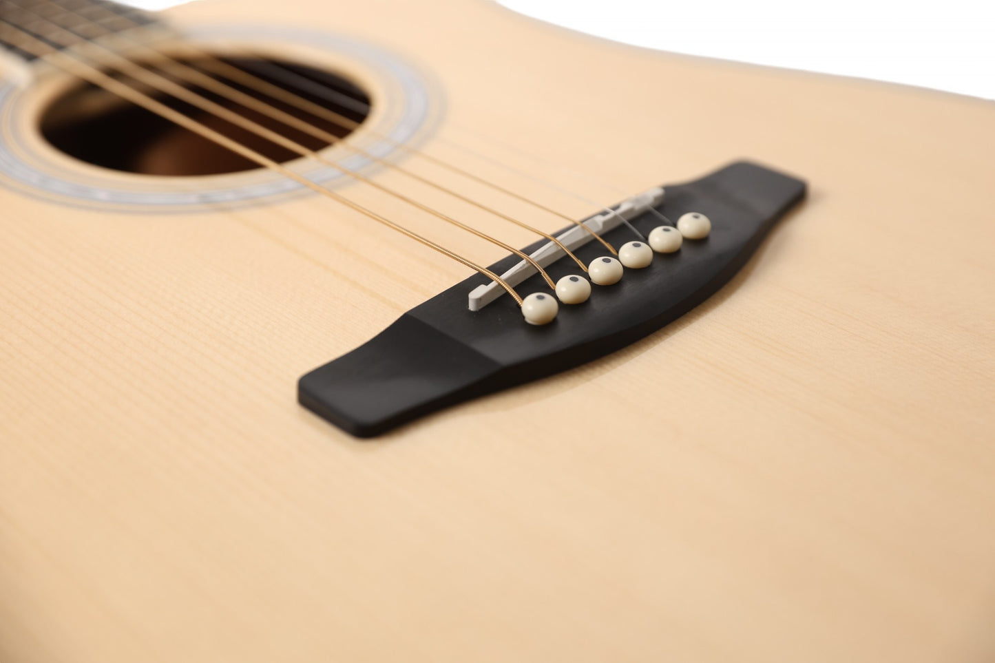 Carlos Marshello CM41C 41" Cutaway Acoustic Guitar Natural - Deccan Retail