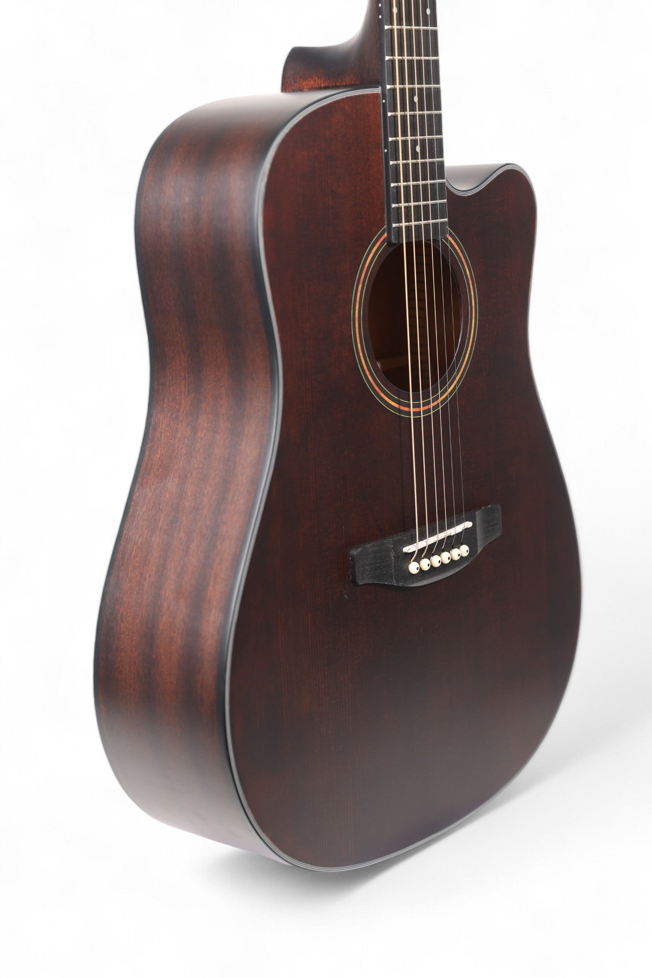 Carlos Marshello CS41C 41" Cutaway Acoustic Guitar Brown - Deccan Retail