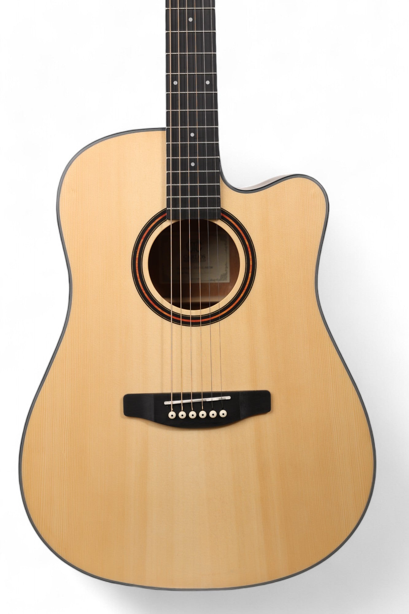 Carlos Marshello CS41C 41" Cutaway Acoustic Guitar Natural - Deccan Retail