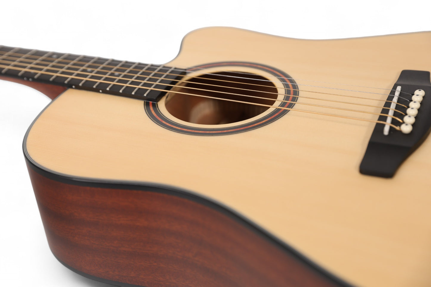Carlos Marshello CS41C 41" Cutaway Acoustic Guitar Natural - Deccan Retail