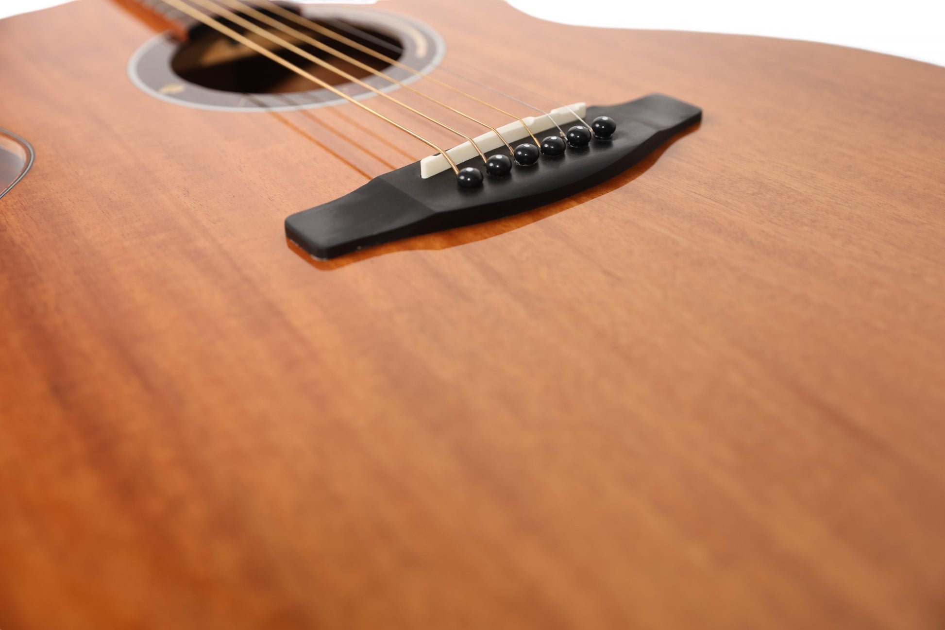Carlos Marshello CSM41C-AMH Solid Mahogany Acoustic Guitar - Deccan Retail