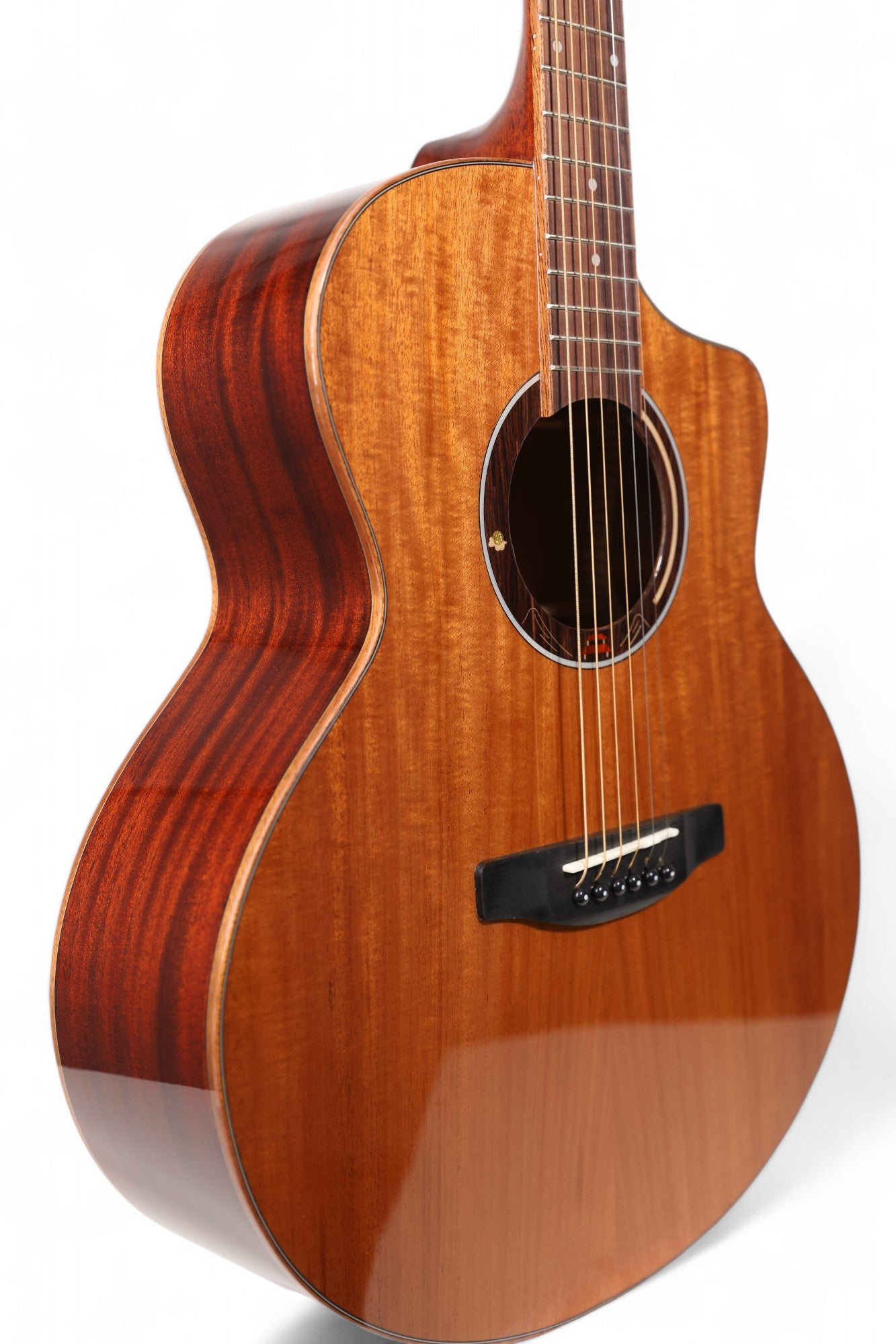 Carlos Marshello CSM41C-AMH Solid Mahogany Acoustic Guitar - Deccan Retail