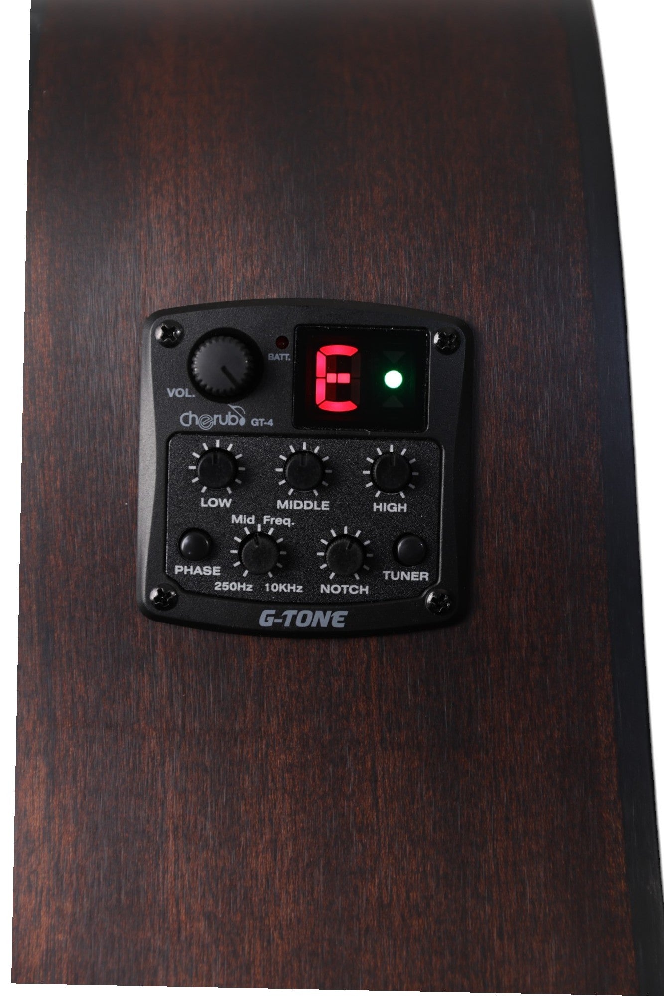 Carlos Marshello CS41C/P Semi Acoustic Guitar - Brown - Deccan Retail