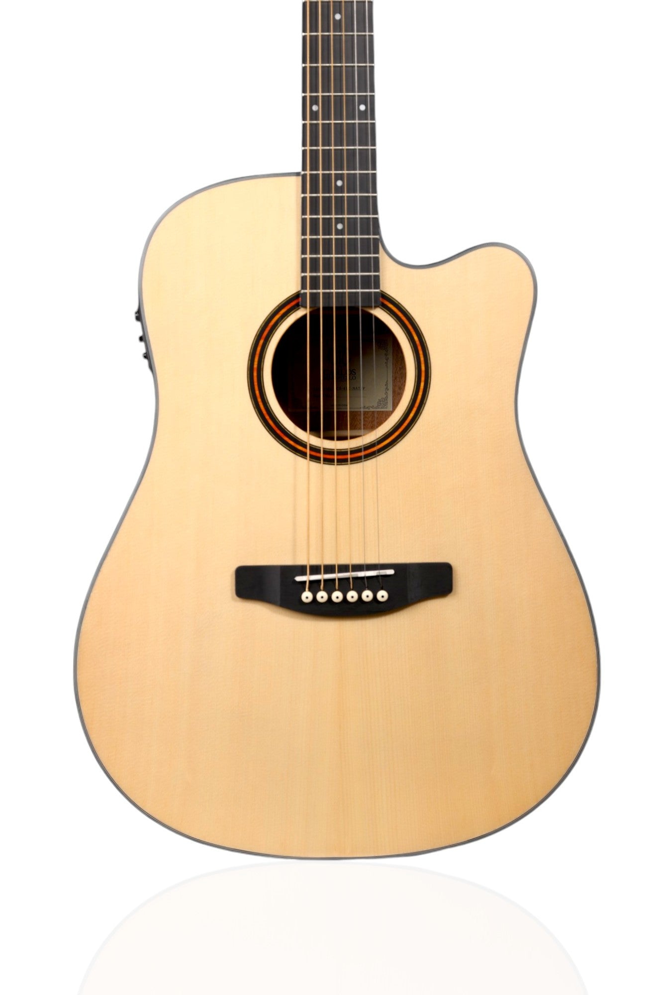 Carlos Marshello CS41C/P Semi Acoustic Guitar - Natural - Deccan Retail